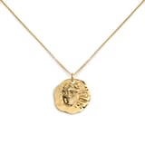 Monica Vinader Gemini Zodiac Chain Necklace In 18ct Gold Vermeil
