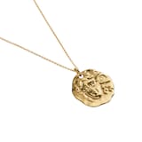 Monica Vinader Gemini Zodiac Chain Necklace In 18ct Gold Vermeil