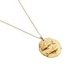 Monica Vinader Pisces Zodiac Chain Necklace In 18ct Gold Vermeil