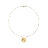 Monica Vinader Aquarius Zodiac Chain Necklace In 18ct Gold Vermeil