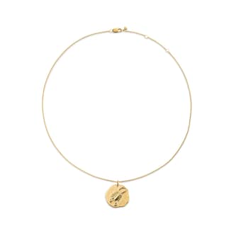 Monica Vinader Scorpio Zodiac Chain Necklace In 18ct Gold Vermeil