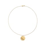 Monica Vinader Taurus Zodiac Chain Necklace In 18ct Gold Vermeil