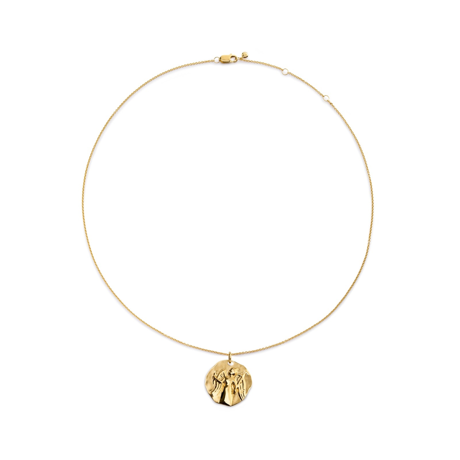 Virgo Zodiac Chain Necklace In 18ct Gold Vermeil