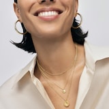 Monica Vinader November Birthstone Chain Necklace In 18ct Gold Vermeil With Citrine