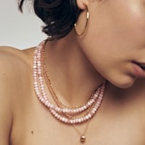 Monica Vinader July Birthstone Chain Necklace In 18ct Gold Vermeil With Ruby