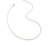 Monica Vinader Mini Paperclip Chain Necklace In 14ct Solid Gold