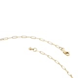 Monica Vinader Mini Paperclip Chain Necklace In 14ct Solid Gold