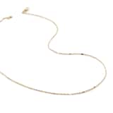 Monica Vinader Shimmer Chain Necklace In 14ct Solid Gold