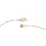 Monica Vinader Shimmer Chain Necklace In 14ct Solid Gold