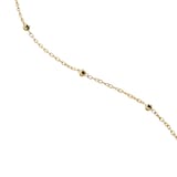Monica Vinader Beaded Chain Necklace In 14ct Solid Gold