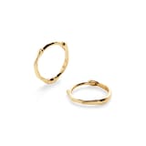 Monica Vinader MV Siren™ Mini Huggie Earrings 14ct Solid Gold