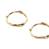 Monica Vinader MV Siren™ Mini Huggie Earrings 14ct Solid Gold