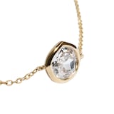 Monica Vinader MV Siren™ Solitaire 0.50ct Lab Grown Diamond Bracelet In 14ct Solid Gold