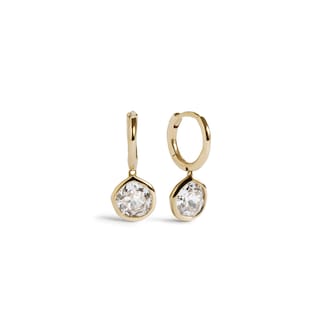 Monica Vinader MV Siren™ Solitaire 1ct Lab Grown Diamond Earrings In 14ct Solid Gold Monica Vinader MV Siren™ Solitaire 1ct Lab Grown Diamond Earrings In 14ct Solid Gold