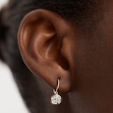 Monica Vinader MV Siren™ Solitaire 1ct Lab Grown Diamond Earrings In 14ct Solid Gold