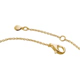 Monica Vinader Heart Diamond Chain Bracelet In 18ct Gold Vermeil With Lab Grown Diamond