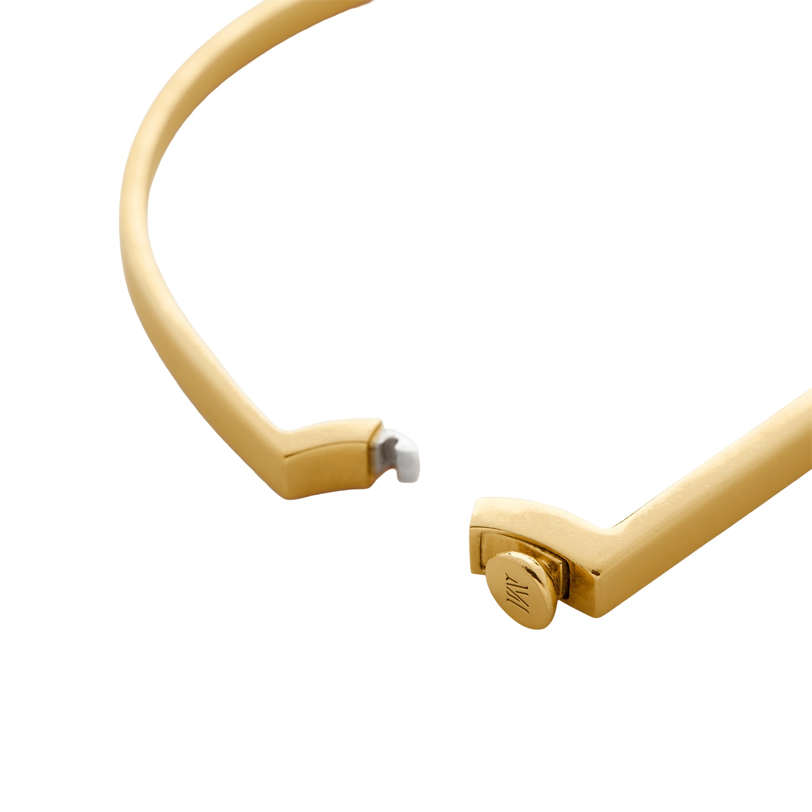 Monica Vinader MV Signature™™ Bangle In 18ct Gold Vermeil Monica Vinader MV Signature™™ Bangle In 18ct Gold Vermeil