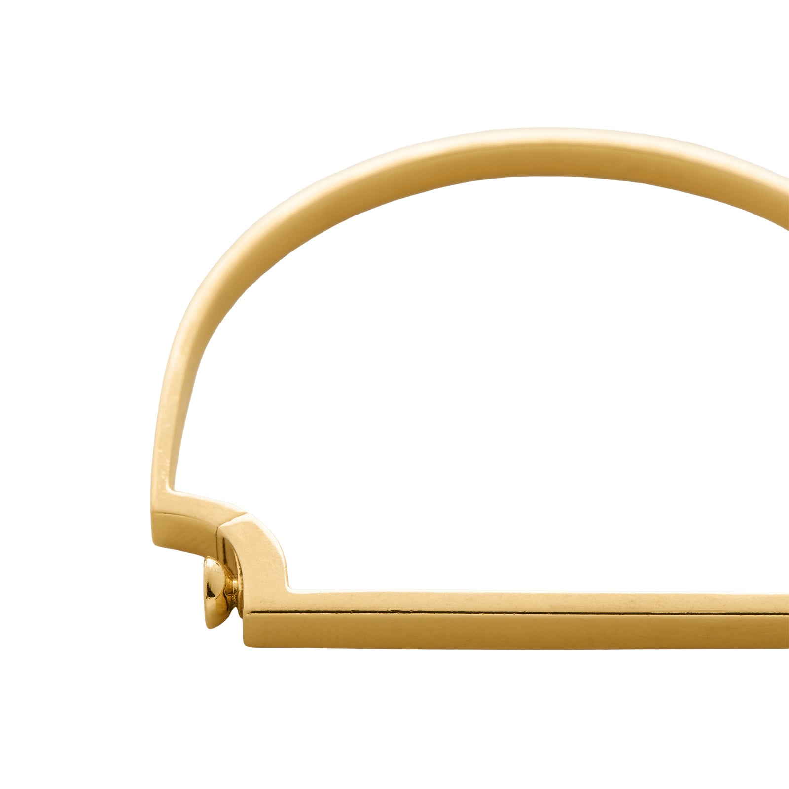 Monica Vinader MV Signature™™ Bangle In 18ct Gold Vermeil Monica Vinader MV Signature™™ Bangle In 18ct Gold Vermeil