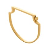 Monica Vinader Signature Bangle In 18ct Gold Vermeil