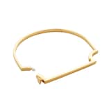 Monica Vinader Signature Slim Bangle In 18ct Gold Vermeil