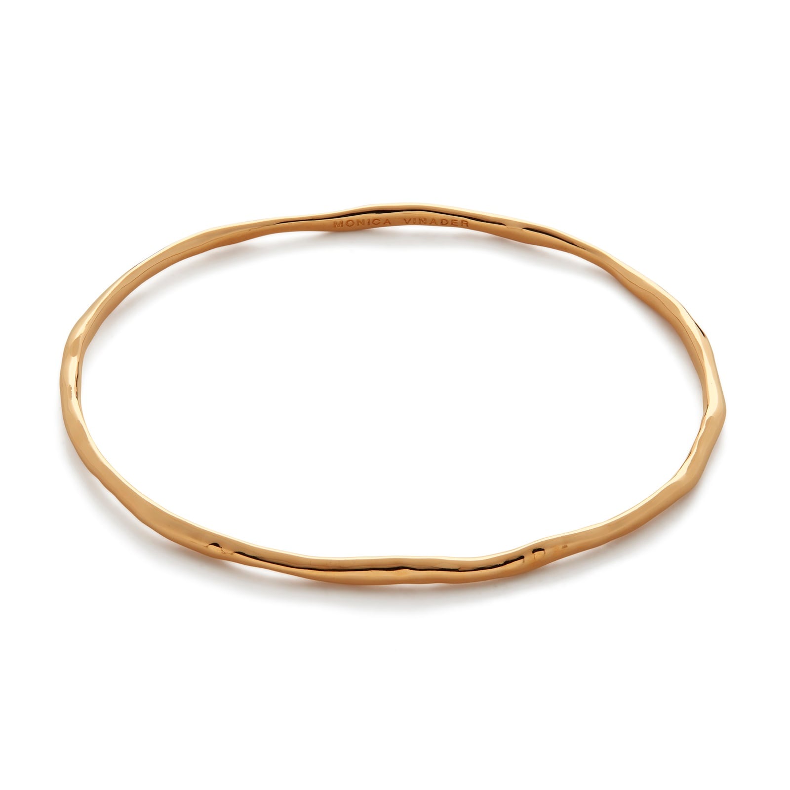 Monica Vinader MV Siren™ Muse Bangle In 18ct Gold Vermeil Monica Vinader MV Siren™ Muse Bangle In 18ct Gold Vermeil