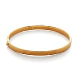 Monica Vinader Essential Bangle In 18ct Gold Vermeil