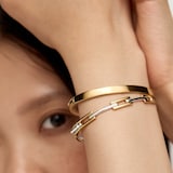 Monica Vinader Essential Bangle In 18ct Gold Vermeil