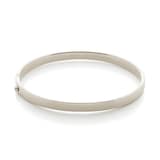 Monica Vinader Essential Bangle In Sterling Silver