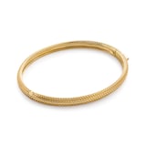 Monica Vinader Heirloom Bangle In 18ct Gold Vermeil