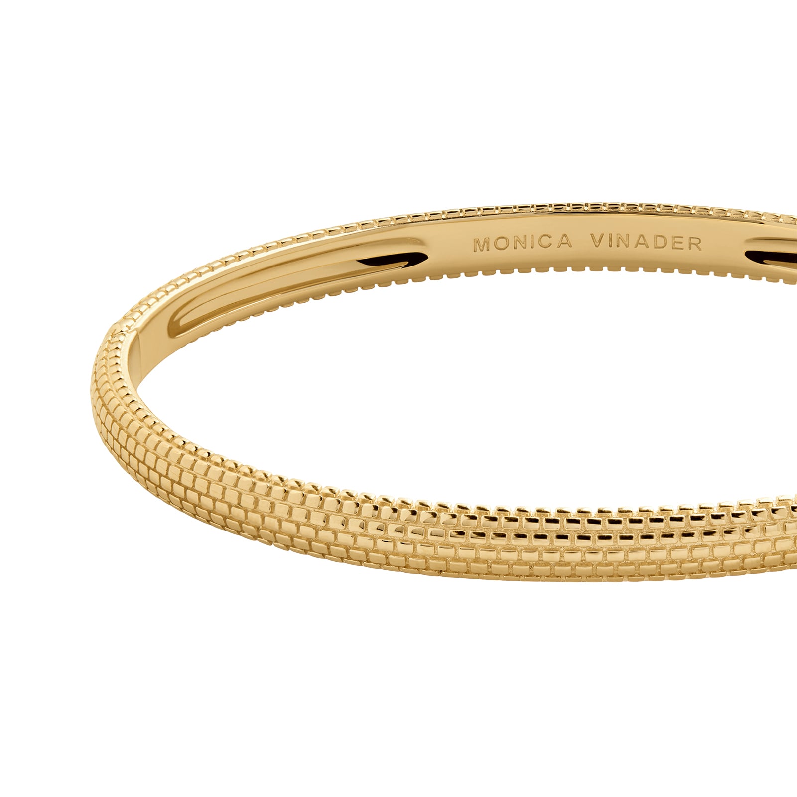 Monica Vinader Heirloom Bangle In 18ct Gold Vermeil Monica Vinader Heirloom Bangle In 18ct Gold Vermeil
