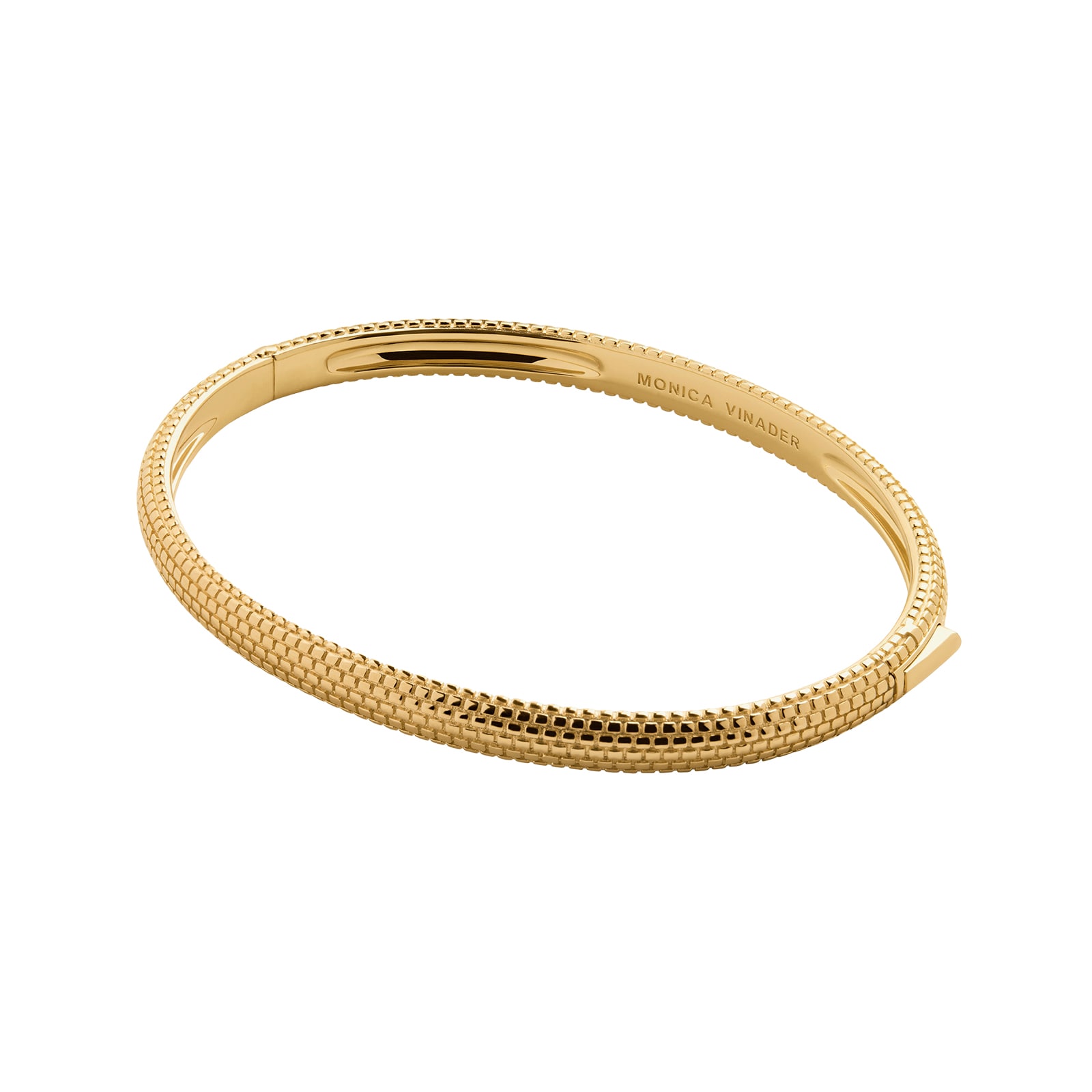 Monica Vinader Heirloom Bangle In 18ct Gold Vermeil Monica Vinader Heirloom Bangle In 18ct Gold Vermeil