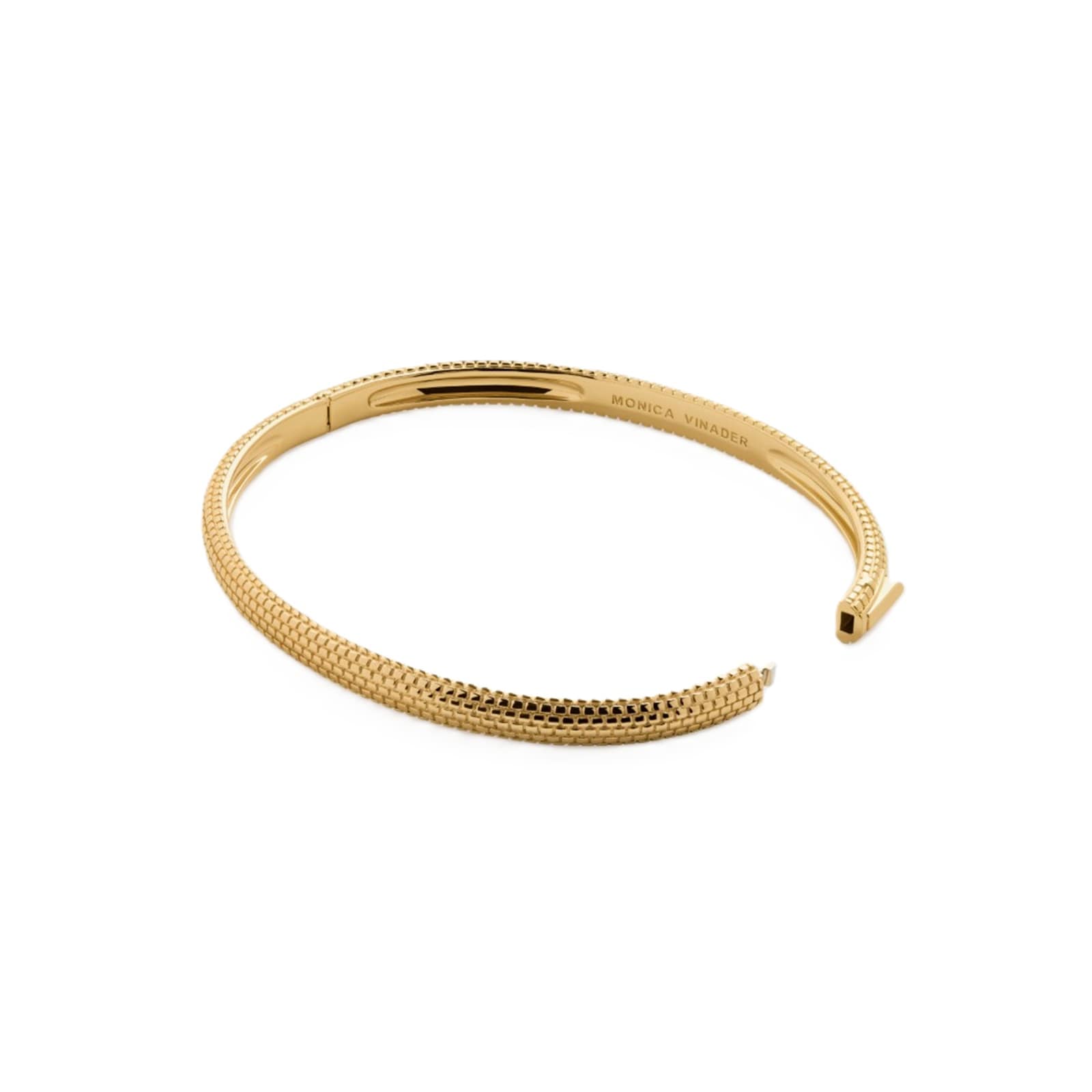 Monica Vinader Heirloom Bangle In 18ct Gold Vermeil Monica Vinader Heirloom Bangle In 18ct Gold Vermeil