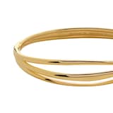 Monica Vinader Nura Wrap Bangle In 18ct Gold Vermeil
