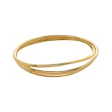 Monica Vinader Nura Wrap Bangle In 18ct Gold Vermeil