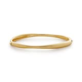 Monica Vinader Nura Reef Bangle In 18ct Gold Vermeil