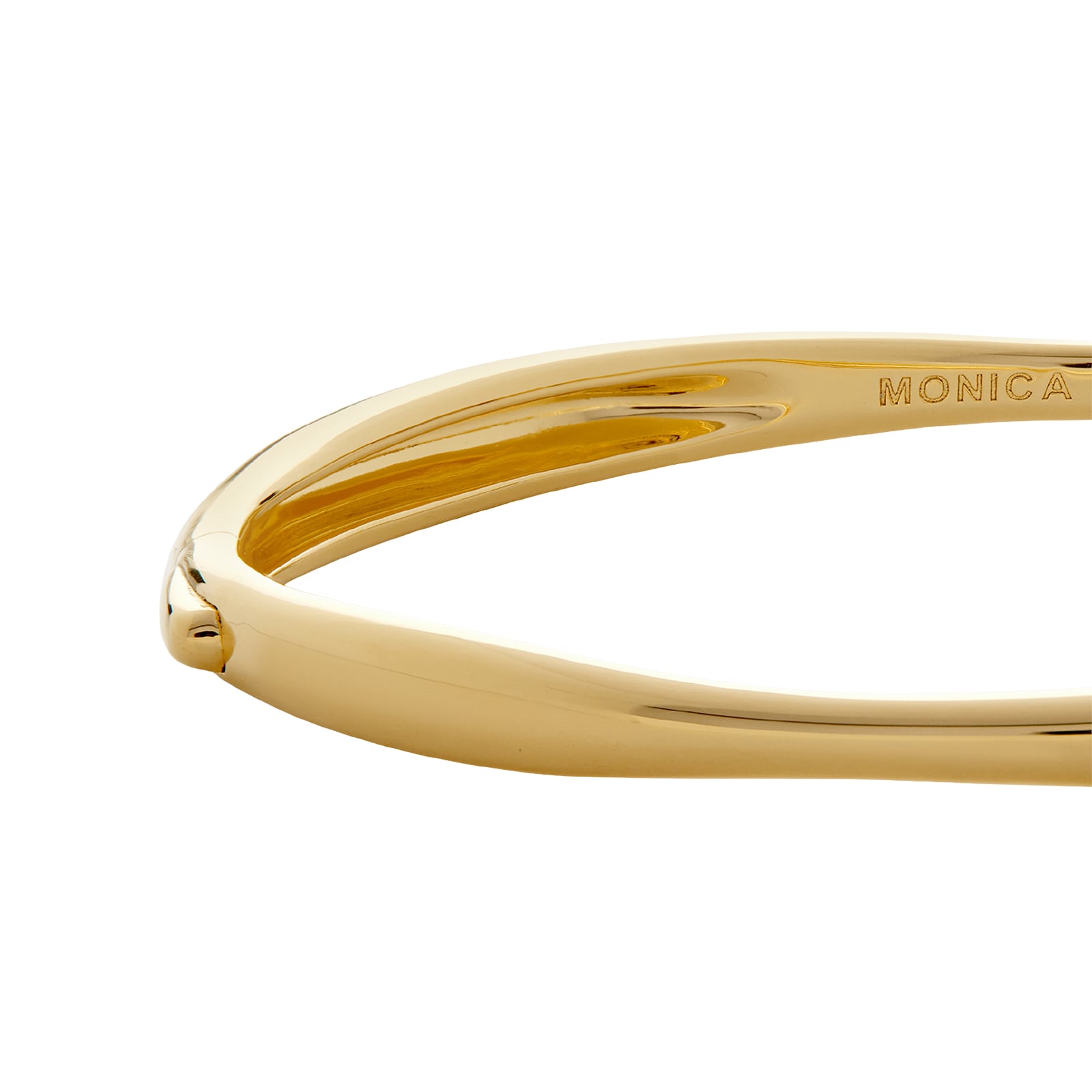 Monica Vinader Nura Reef Bangle In 18ct Gold Vermeil
