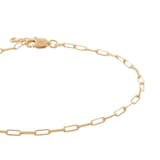Monica Vinader Mini Paperclip Chain Bracelet In 14ct Solid Gold