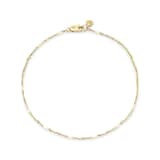 Monica Vinader Shimmer Chain Bracelet In 14ct Solid Gold