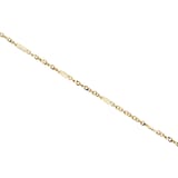 Monica Vinader Shimmer Chain Bracelet In 14ct Solid Gold