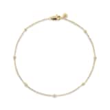 Monica Vinader Beaded Chain Bracelet In 14ct Solid Gold