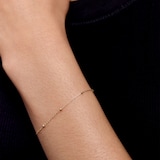 Monica Vinader Beaded Chain Bracelet In 14ct Solid Gold