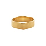 Monica Vinader MV Siren™ Muse Ring In 18ct Gold Vermeil