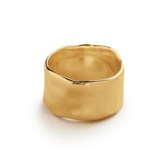 Monica Vinader MV Siren™ Muse Bold Ring In 18ct Gold Vermeil