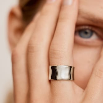 Monica Vinader MV Siren™ Muse Bold Ring In Sterling Silver