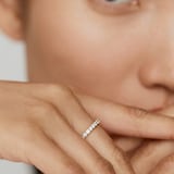 Monica Vinader Diamond Eternity Ring In 14ct Solid Gold With Lab Grown Diamond