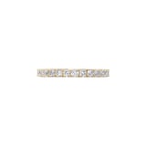 Monica Vinader Diamond Eternity Ring In 14ct Solid Gold With Lab Grown Diamond