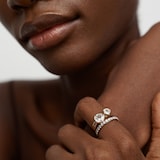 Monica Vinader Diamond Eternity Ring In 14ct Solid Gold With Lab Grown Diamond
