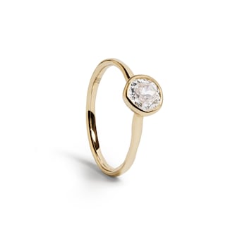 Monica Vinader MV Siren™ Solitaire 0.50ct Lab Grown Diamond Ring In 14ct Solid Gold Monica Vinader MV Siren™ Solitaire 0.50ct Lab Grown Diamond Ring In 14ct Solid Gold