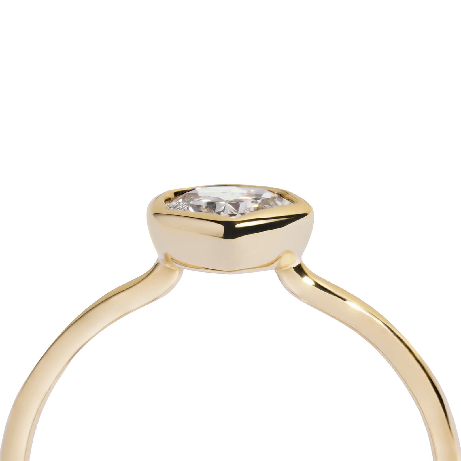 Monica Vinader MV Siren™ Solitaire 0.50ct Lab Grown Diamond Ring In 14ct Solid Gold Monica Vinader MV Siren™ Solitaire 0.50ct Lab Grown Diamond Ring In 14ct Solid Gold
