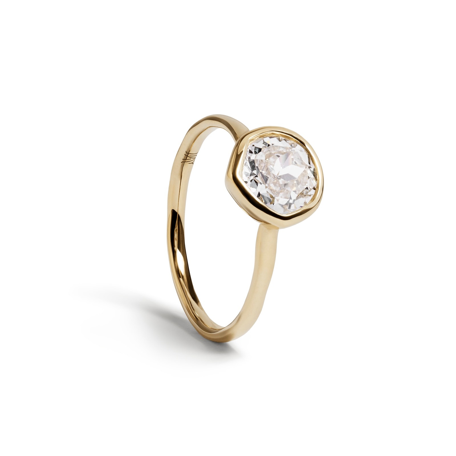 MV Siren™ Solitaire 1ct Lab Grown Diamond Ring In 14ct Solid Gold - Ring Size O